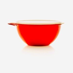 19 Cup Tupperware Thatsa® Medium Bowl-Chili Red